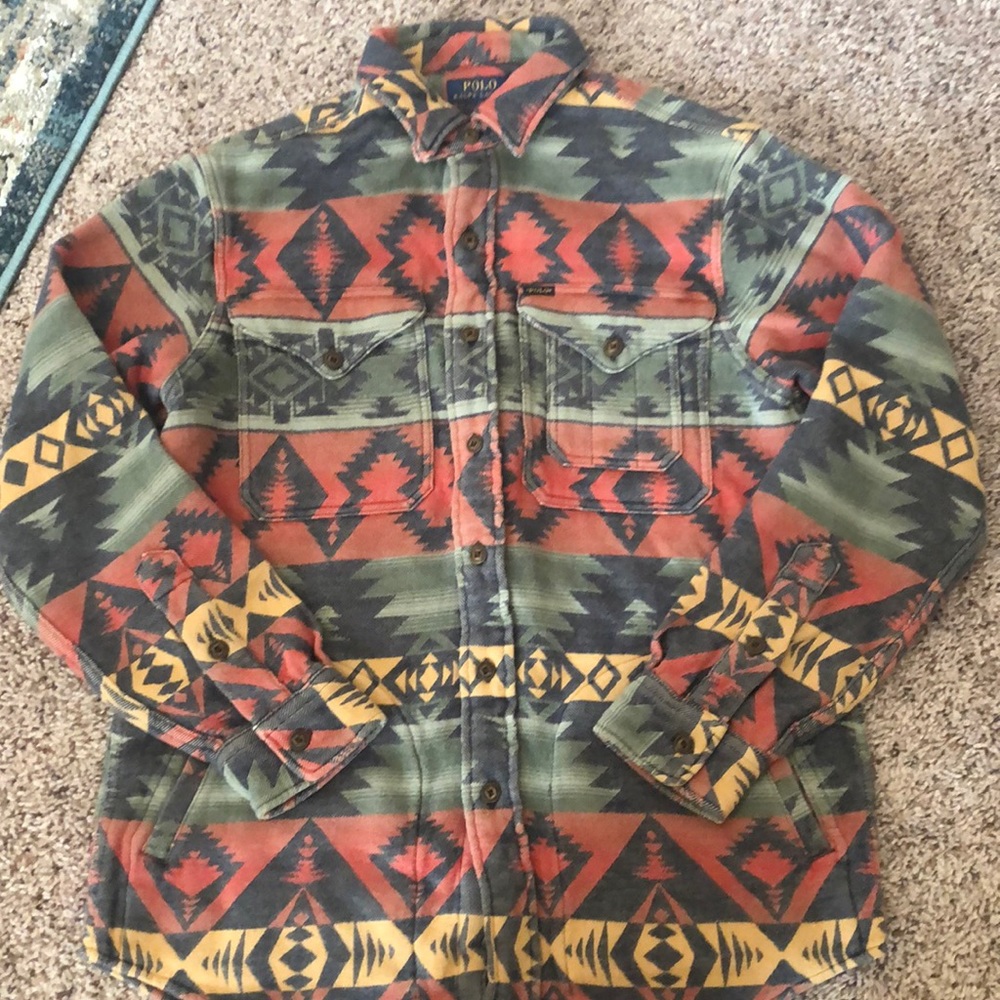 Polo Ralph Lauren Aztec Work Shirt Jacket